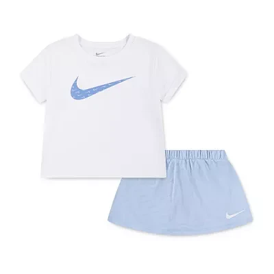 Nike Little Girls 2-pc. Skort Set