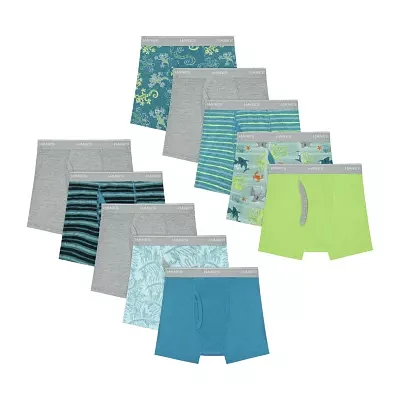 Hanes Boys 10 Pack Boxer Briefs