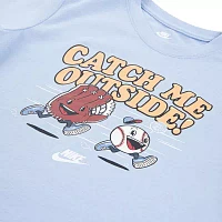 Nike Little Boys Crew Neck Short Sleeve Graphic T-Shirt