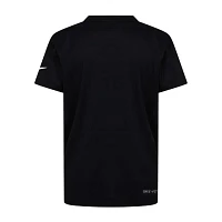 Nike Little Boys Dri-Fit Crew Neck Short Sleeve Graphic T-Shirt