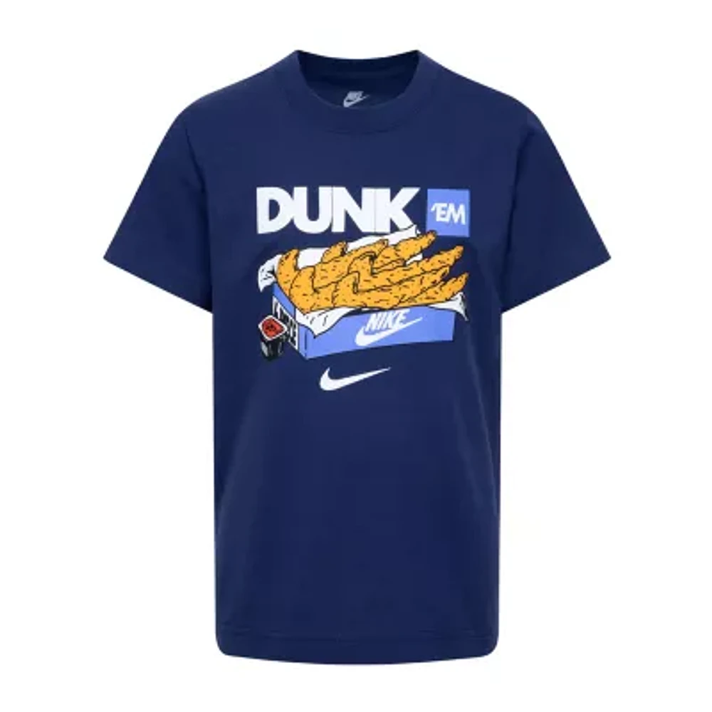Nike Little Boys Crew Neck Short Sleeve Graphic T-Shirt