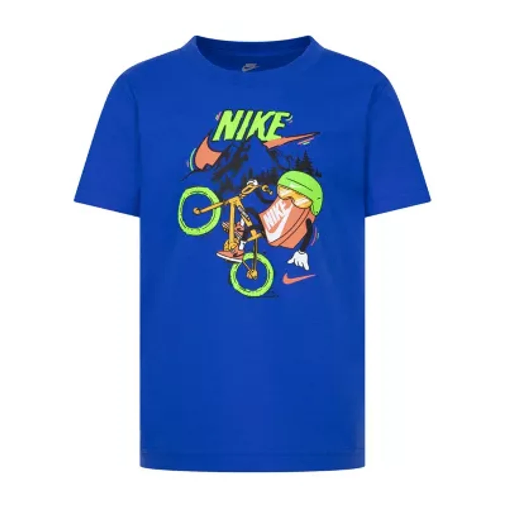 Nike Little Boys Crew Neck Short Sleeve Graphic T-Shirt