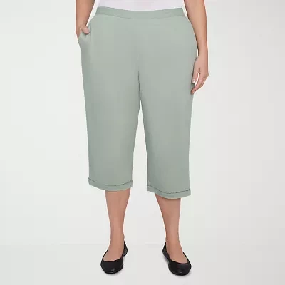 Alfred Dunner Santa Fe Womens Plus Capri Pant