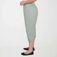 Alfred Dunner Santa Fe Womens Plus Capri Pant