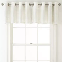 Liz Claiborne Quinn Leaf Grommet Top Single Insert Valance