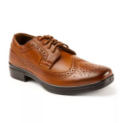 Deer Stags Little & Big Boys Ace Wing Tip Oxford Shoes