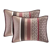 Madison Park Dartmouth 5-Pc Jacquard Quilt Set With Throw Pillows