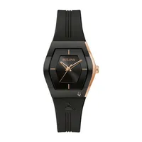 Bulova Latin Grammy Gemini Womens Black Strap Watch 97l163