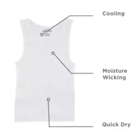 Stafford Dry + Cool Mens Big and Tall 4 Pack Quick Tank