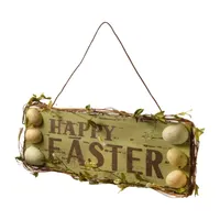 National Tree Co. 21" Happy Easter Door Hanger