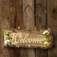 National Tree Co. 21" Home Decor "Welcome" Sign Wall Sign