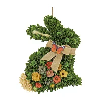 National Tree Co. 22 Green Floral Christmas Figurine