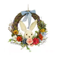 National Tree Co. 16in Bunny Wreath