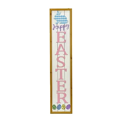 National Tree Co. 43 Pink Easter Wall Sign