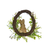 National Tree Co. 16 Bunny Indoor Outdoor Wreath