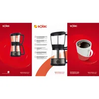 SOLAC SIPHON BREWER 3-in-1 Vacuum Coffee Maker