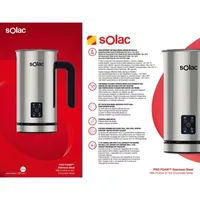 SOLAC PRO FOAM™ Stainless-Steel Milk Frother & Hot Chocolate Mixer