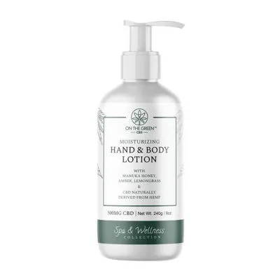 On The Green 16+ Umf Manuka Honey Hand Body Lotion 500 Mg Cbd