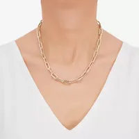 14K 17 Inch Link Necklace