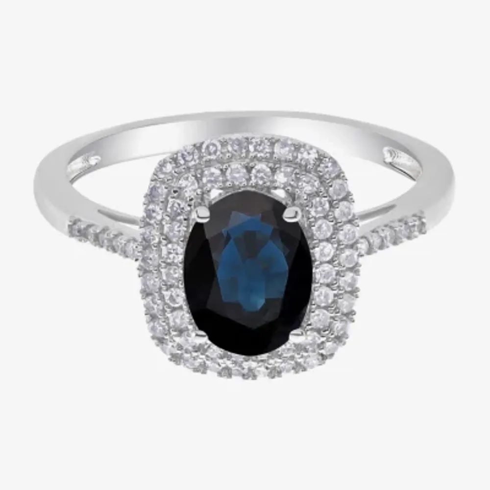 Womens Gemstone & 1/3 CT. T.W. Diamond 10K Gold Cocktail Ring