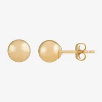 14K Gold 5mm Ball Stud Earrings