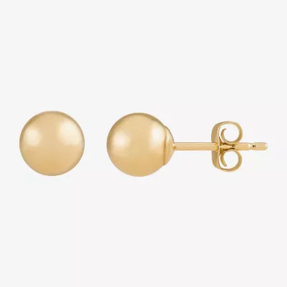 14K Gold 4mm Ball Earrings