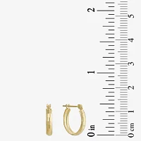 14K Gold Small Hoop Earrings 