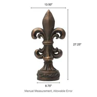 Glitzhome 27.25" MGO Bronze Garden Statue Figurine