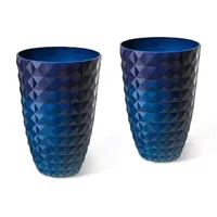 Glitzhome Set Of 2 Plastic Pot Planters