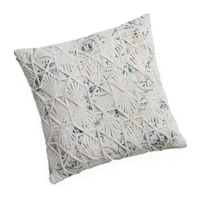 Blue Loom Mabel Square Throw Pillow