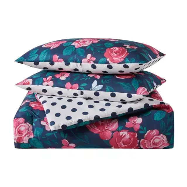 Casual Comfort Banquet Floral Lightweight Reversible Comforter Set