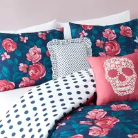 Mudd Sonya Floral Lightweight Reversible Comforter Set