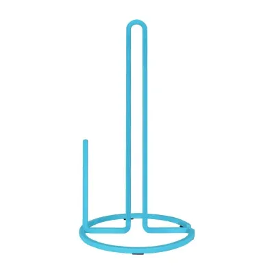 Blue Donuts Turquoise Square Modern Paper Towel Holder
