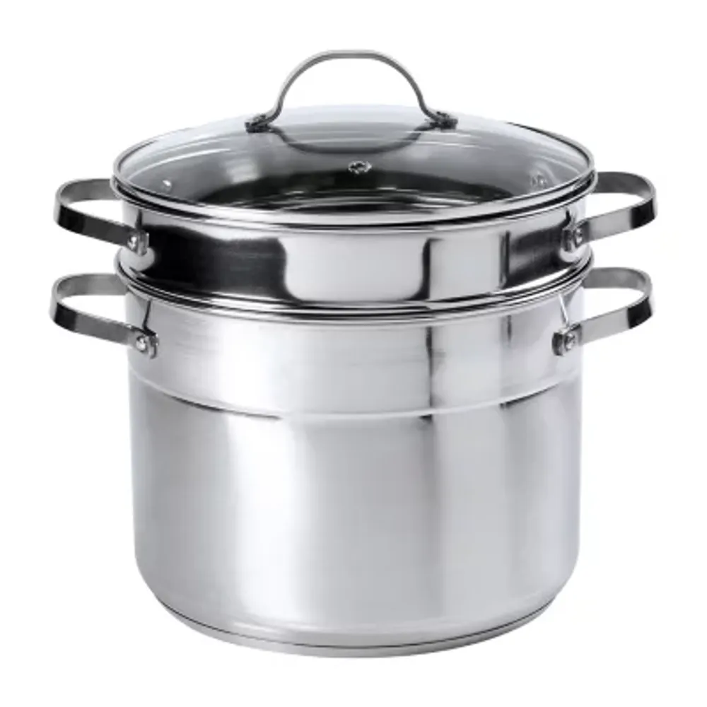 T-Fal 5-qt. Aluminum Jumbo Cooker with Lid, Color: Gray - JCPenney