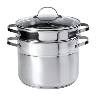 Denmark Stainless Steel 3-pc. 8-qt. Multi-Cooker