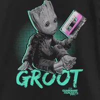 Little & Big Girls Groot Crew Neck Short Sleeve Marvel Graphic T-Shirt