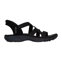 Skechers Hands Free Slip-Ins Womens Reggae Slim Stretch Flex Strap Sandals