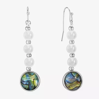 Liz Claiborne Round Drop Earrings