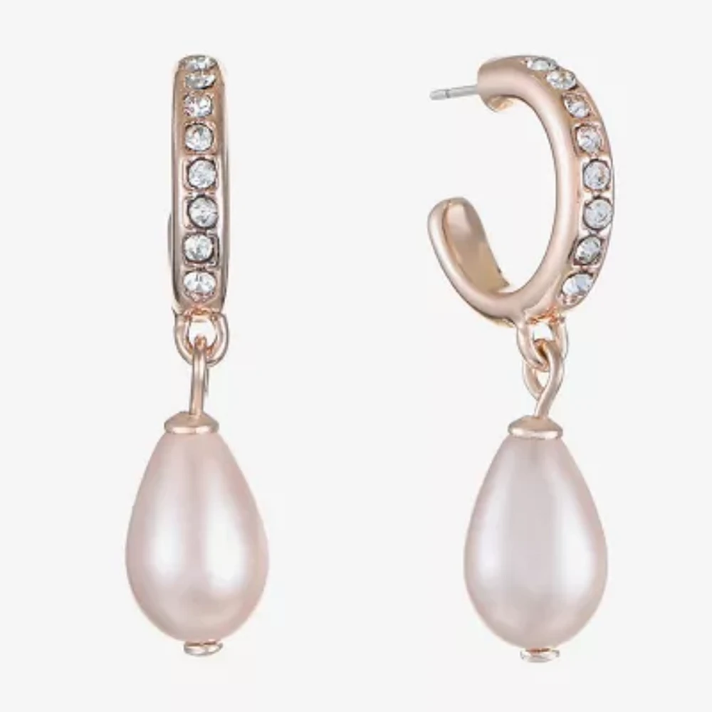 Monet Jewelry Simulated Pearl Drop Earrings