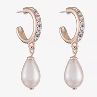 Monet Jewelry Simulated Pearl Drop Earrings