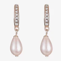 Monet Jewelry Simulated Pearl Drop Earrings