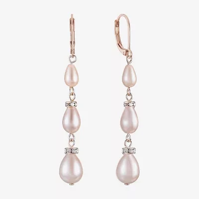 Monet Jewelry Simulated Pearl Drop Earrings