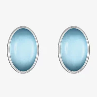 Liz Claiborne 16.5mm Oval Stud Earrings