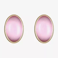 Liz Claiborne 16.5mm Oval Stud Earrings