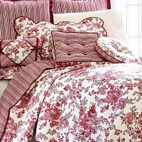 Laurel Manor Toile Garden Cotton Pillow Sham