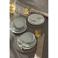 Oneida Terrazzo 12-pc. Melamine Dinnerware Set