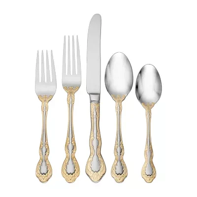 Oneida Golden Mandolina 45-pc. 18/10 Stainless Steel Flatware Set