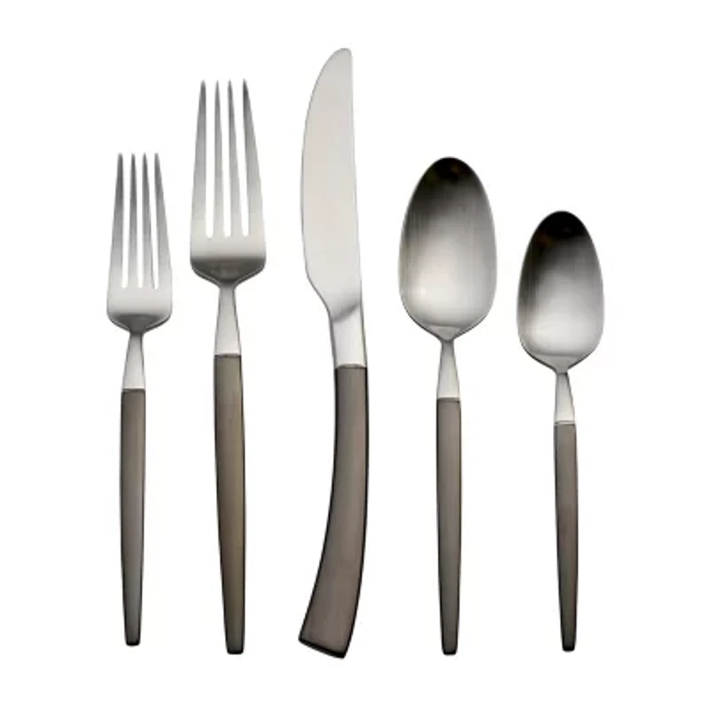 Oneida Adjacent Midnight 20-pc. Flatware Set