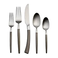 Oneida Adjacent Midnight 20-pc. Flatware Set