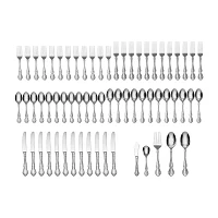 Oneida Mandolina 65-pc. 18/10 Stainless Steel Flatware Set